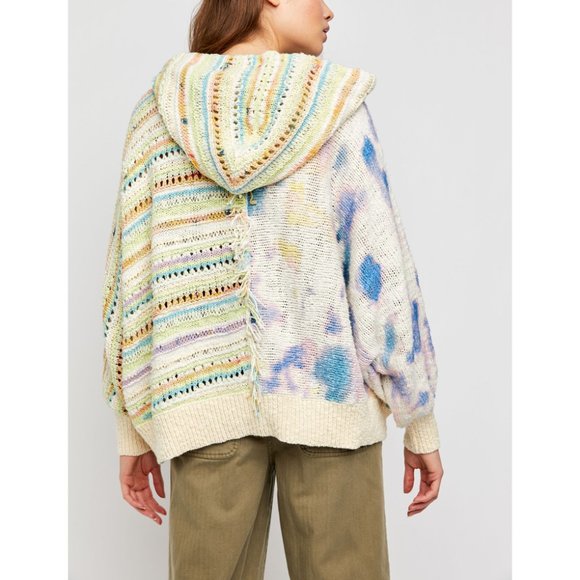 NWOT Free People Flower Child Poncho / Serene Dream - Picture 2 of 11